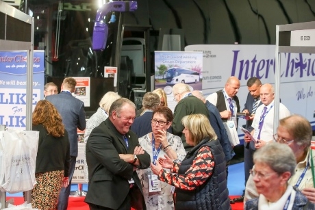 Exhibitors meeting organisers at the 2017 Group Leisure %26 Travel Show